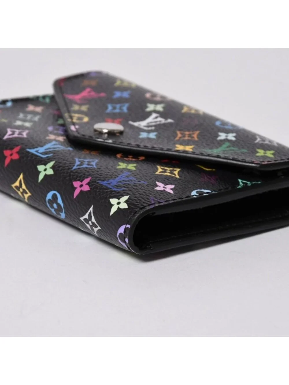 Louis Vuitton Takashi Murakami Monogram Multicolor Portefeuille Trifold Wallet